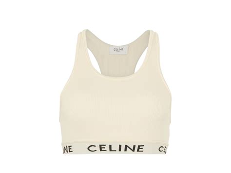 celine sports bra replica|celine striped sports bra.